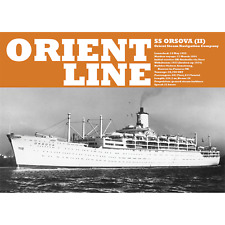 Orient Line SS Orsova Art Print - Passenger Liner 1954-73 Ship - A0 size poster picture