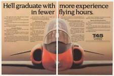 1984 McDonnell Douglas T-45 Aircraft Training System 2-Page Ad picture