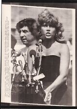 1979  Tom Hayden - Jane Fonda SPEECH at Anti-Nuke Demonstration ORIG Photo 47 picture