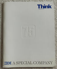 Commemorative IBM 75th Anniversary Think Magazine September 1989 picture