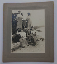1920's Edwardian Antique Photograph Framed ..5 Woman ..Family..Conn.? picture