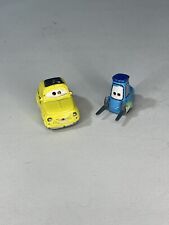 Disney Pixar Cars Guido & Luigi Radiator Springs Fiat 500 & Forklift picture