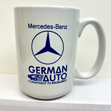 Vintage Mercedes Benz German Auto Coffee Mug Standard Size Great Shape picture