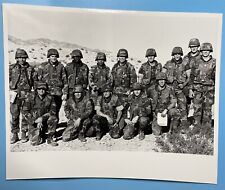 B&W Photograph US Military Army Camouflage Troop 8x10 picture