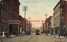NY, Ithaca, New York, State Street, Business Area, 1911 PM, Valentine No 204552 picture
