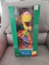 Vintage Telco Motion-ettes POOH Tigger Animated Christmas Display Figure picture