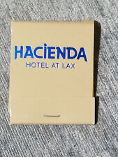 Hacienda Hotel Lax Matchbook El Segundo CA Advertising Matches Vintage picture