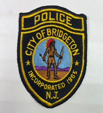 Bridgeton Police New Jersey NJ Patch J7 picture
