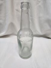 Vintage MILLER MILWAUKEE Aqua Beer Bottle Pre Miller-Brewing picture