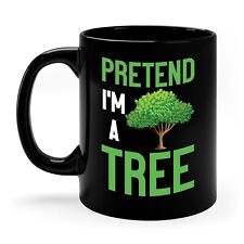 Funny Pretend I’m a Tree Tree Lazy Costume Coffee Mug For Men Women picture