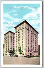 Washington DC~Hotel Hamilton 14th & K Streets~Vintage Postcard picture