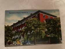 Vintage Post Card Pottsville Hospital, Pottsville PA picture