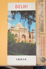 1958 Delhi India Brochure Tomb Safdar Jang Guide Map picture