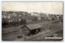 1910 View Exterior Building Railroad Arco Minnesota MN Vintage Antique Postcard picture