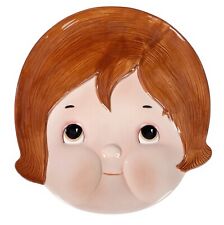 Billy Bumps Dolly Dingle Art Plate House Global ‘82 Ceramic Brown Hair Girl picture