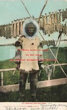 Native American Eskimo Drying Fish, O.D. Goetze No 548 picture