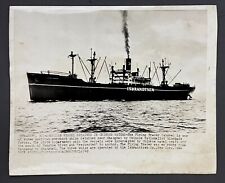 1950 SS Flying Trader Merchant Ship Detained by Chinese VTG Press Wire Photo  picture