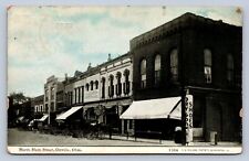 J87/ Orrville Ohio Postcard c1910 North Main Street Stores 940 picture