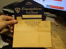 1933 Mansfield Ohio Western Union Telegraph Telegram Happy Birthday w/ Envelope picture