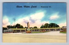 Greenwood SC-South Carolina, Dixon Motor Court Advertising, Vintage Postcard picture