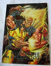 1992 Skybox Marvel Masterpieces JUSKO 3D WOLVERINE SABRETOOTH 📷AS PICTURED📸 picture