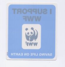 I Support WWF Window Decal Saving Life on Earth Panda picture