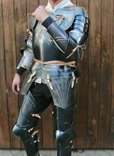 Full Suit Of Armor, Medieval Knight Blackened Steel Gothic Armour picture