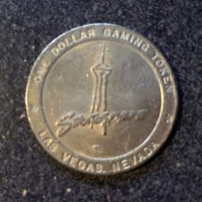 STRATOSPHERE $1.00 one dollar casino gaming token / coin Las Vegas Nevada NV picture