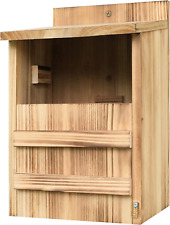STARSWR Owl House for Outdoors,Screech Owl Nesting Box, Saw Whet Owl Box Bird Ho picture