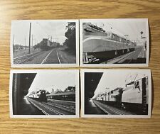 Lot Of 4 Vintage Photographs PRR Pennsylvania Railroad Trains 1963 3.5” X 5” picture