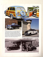 51 Ford Woody Station Automatic Ford V-8 Transmission State Police Print Ad picture