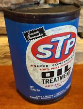 NEW Vintage Style STP Oil Treatment Half Oil Can Wall Decor or Free Standing 6