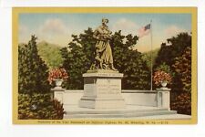 Postcard Madonna of the Trail on The National Highway Wheeling West Virginia picture