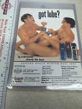 Woody’s At The Beach Winter Ball Got Lube? Photo 2001 Gay Nude Postcard picture
