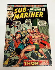 SUB-MARINER #59 comic (1973 Marvel) Sub-Mariner vs Thor (VF) picture