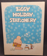 VINTAGE 1983 AMERICAN GREETINGS ZIGGY HOLIDAY STATIONARY NEW IN PACKAGE picture