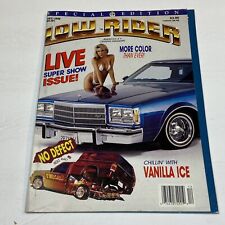 Low Rider Magazine Dec 1990 Jan 1991 Cars Trucks Vanilla Ice Cesar Chavez Shows picture