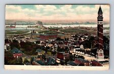 St Louis MO-Missouri, Aerial View over City, Antique Vintage c1908 Postcard picture