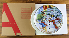Avon 2008 Winter Memories 22K Gold Trim Porcelain Plate picture
