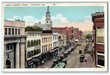 c1910 Old Town Clock North Market Street Frederick Maryland MD Vintage Postcard picture