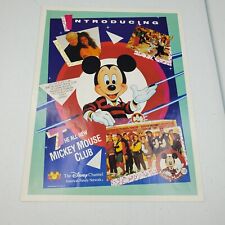 Disney Eyes & Ears Cast Member Exclusive April 1989 Mickey Mouse Club Channel TV picture