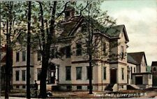 1910. LIVERPOOL, NS CANADA. TOWN HALL. POSTCARD DB30 picture