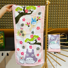 Authentic Miyazaki Hayao Totoro with flower Face Towel Bath Towel 75cm*35CM picture