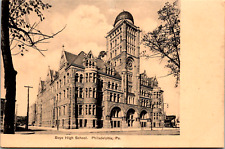 Postcard Boys High School Philadelphia Pa Antique Architecture c1900 - 1909 UDB picture