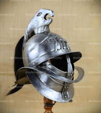 18 Gauge Medieval Spartacus Gladiator Helmet Medieval Roman Helmet Medieval picture