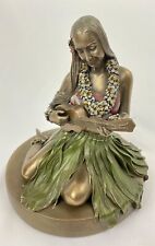 RARE 2005 Island Heritage Collection Art of Hula Bronze Resin Statue  Ukulele  picture
