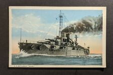 Mint Vintage US Battle Ship Texas Picture Postcard picture