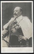 His Majesty King Edward VII, Great Britain, 1902 Real Photo Postcard, Unused picture
