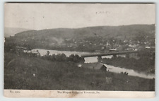Postcard Vintage 1906 The Wagon Bridge in Towanda, PA. Undivided Back picture