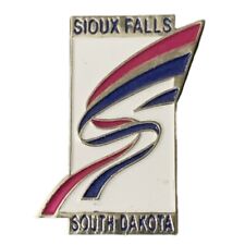 Vintage Sioux Falls South Dakota Travel Souvenir Pin picture